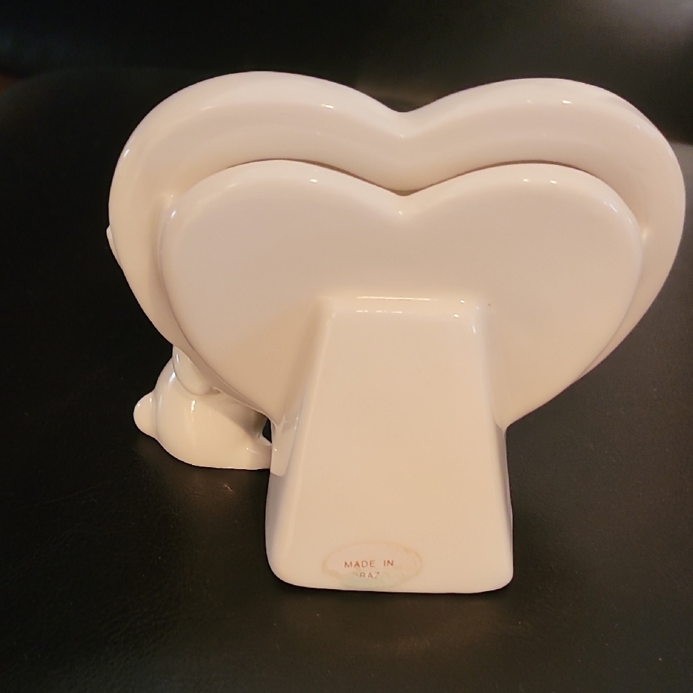 Vintage AVON Springtime Collection. Heart-Shaped Frame with Bunny Accent. - Picture 2 of 2